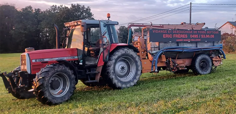 Photo : E.F. Construction - Éric Frères, Vidanges de Fosses à Marche-en-Famenne