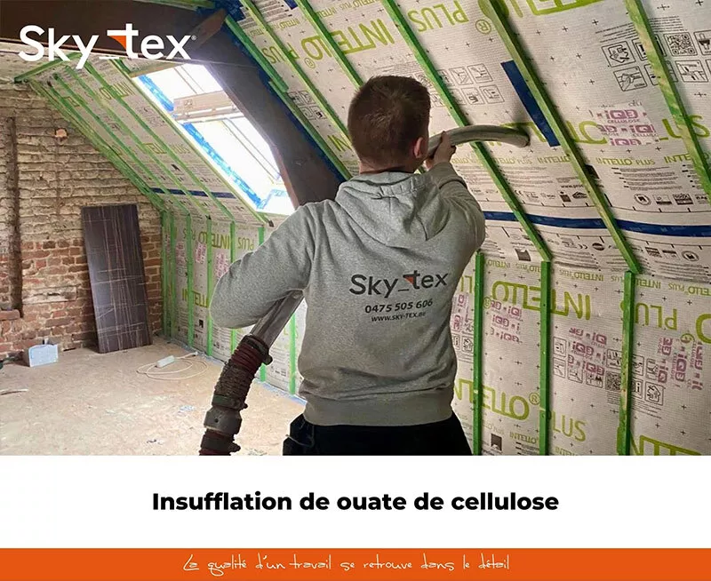 Photo : Sky-Tex, Travaux d´isolation thermique & Acoustique à Frasnes-lez-Anvaing