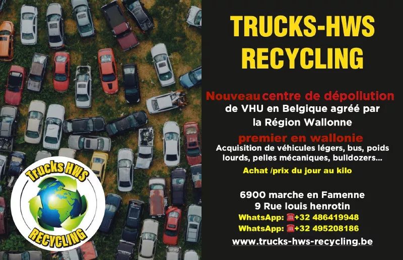 Photo : Trucks-Hws Recycling, Vieux métaux à Marche-en-Famenne