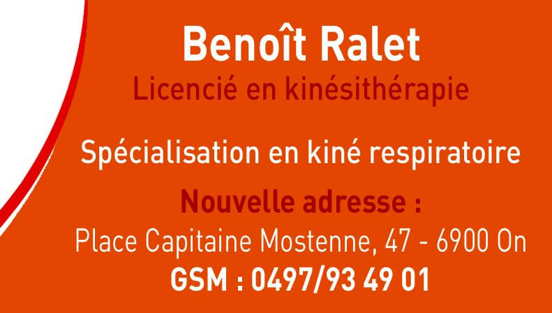 Centre de Kinésithérapie Ralet Benoît Srl