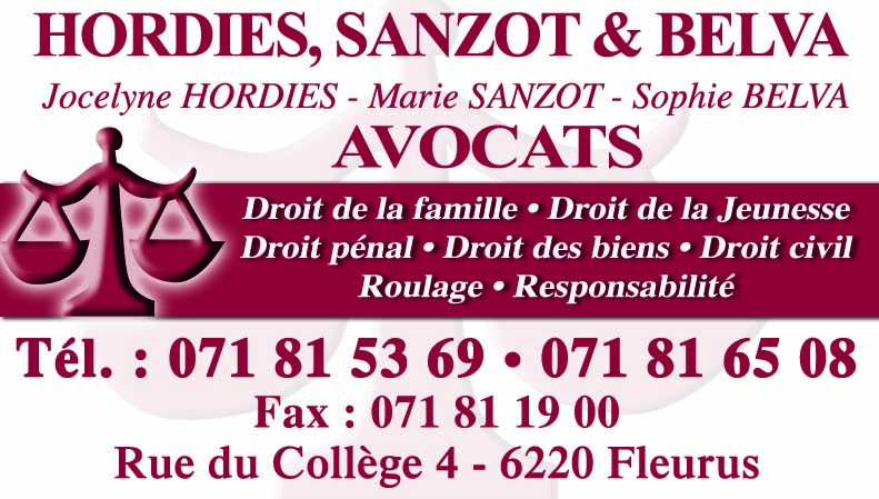 Hordies Jocelyne - Sanzot Marie - Belva Sophie